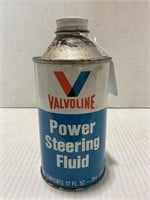 VALVOLINE POWER STEERING FLUID CONE TOP CAN