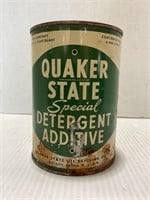 QUAKER STATE SPECIAL DETERGENT ADDITIVE METAL CAN