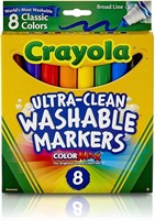 Crayola 8ct Washable Fine Markers