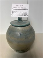 Jerry McGlothlin Pottery Lidded Jar