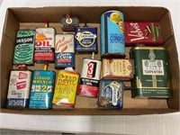 LARGE LOT OF ADVERTISING LIGHTER FLUID, COCOA,