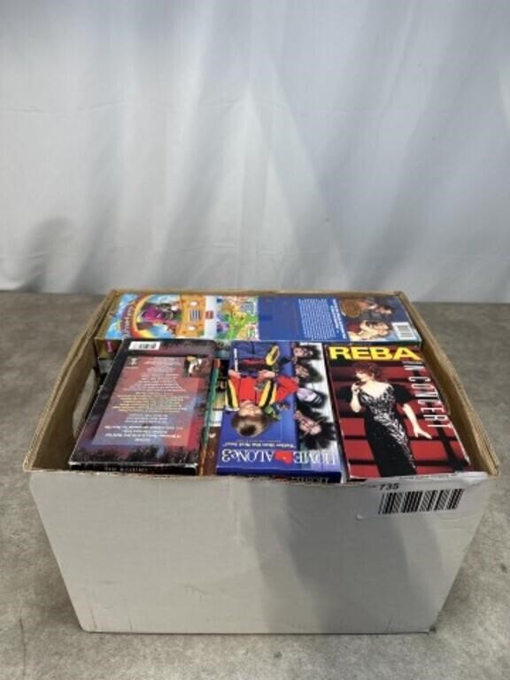 Large lot of VHS tapes