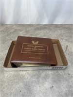 United States golden replica stamps with binder