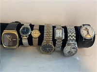 Watches (7) w/Walt Disney Prod. Mickey Watch