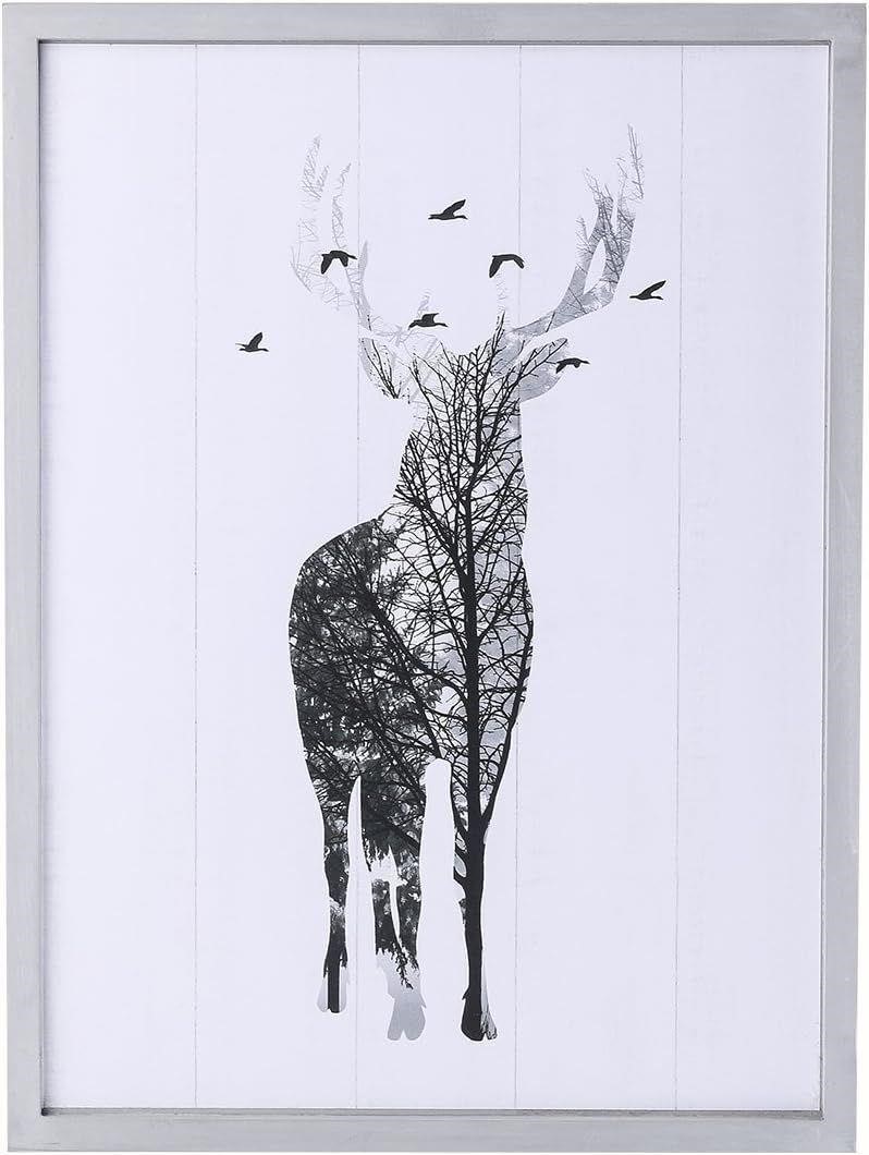 HOME Wildlife Wall Decor Wooden Painting
