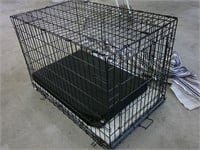 large pet cage with cover