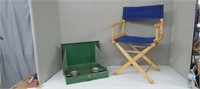 DIRECTOR CHAIR & CAMPING STOVE