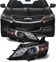 2014-2020 Chevy Impala AKKON Black Headlights