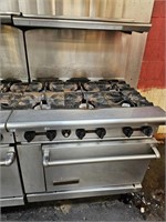 American range 6 burner commercial oven/stove.
