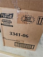 Case of Purell surface sanitizer