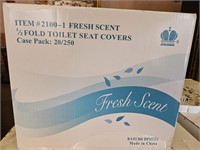 Fresh Scent toilet seat covers case plus