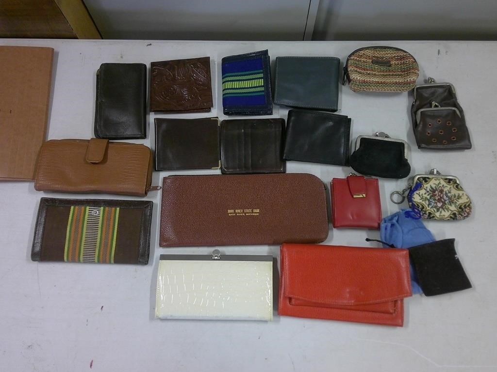 wallets, clutches