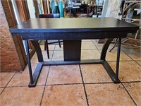 Dark wood desk w/ drawer 47x23x30"