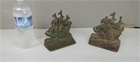 CAST IRON SHIP BOOKENDS