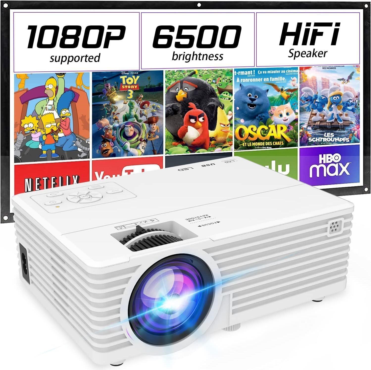 New $52 Mini Projector Movies/TV