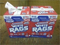 full & partial boxes of shop rags