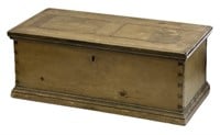 Antique Pine Tool / Shipping Trunk Chest