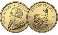 One Ounce .999 Fine Gold Krugerrand