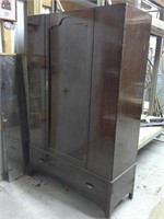 large wood wardrobe