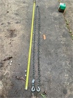 12 ft Chain with Hooks on Both Ends
