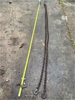 14 ft Chain with Hooks on Both Ends