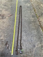 10 ft Chain with Hooks on Both Ends
