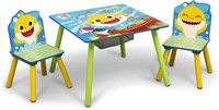 Baby Shark Kids Table Storage (2 Chairs Included)