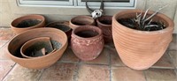 Several Terra Cotta Pots, Some Broken For