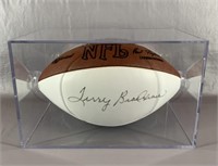 A Signed NFL Terry Bradshaw Football In Case