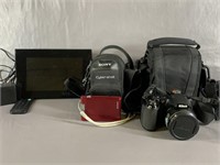 A Nikon Coolpix, Sony Cybershot Cameras & Sony