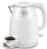 $80 BEAR ELECTRIC KETTLE / WHITE / NEW CONDITION