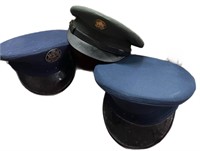 (3) Military Hats
