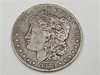 1879 Morgan Carson City Silver Dollar Coin