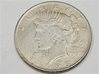 1923 Silver Peace Dollar Coin