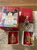 Lenox & Lunt Christmas ornaments