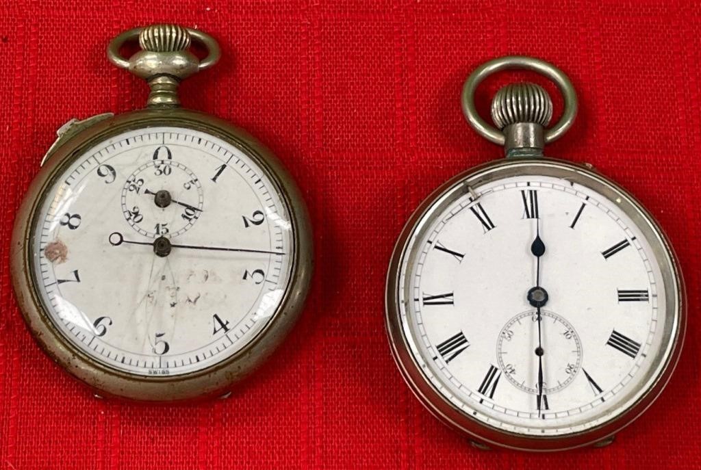 11 - LOT OF 2 VINTAGE POCKETWATCHES (T11)