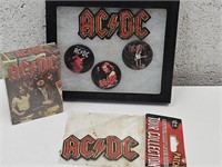 ACDC Patches, Cards & Buttons