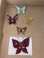 Butterfly Brooches