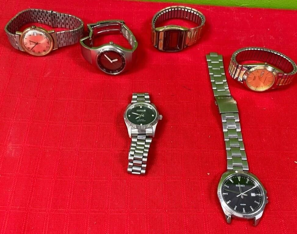 11 - LOT OF 6 WATCHES (T12)