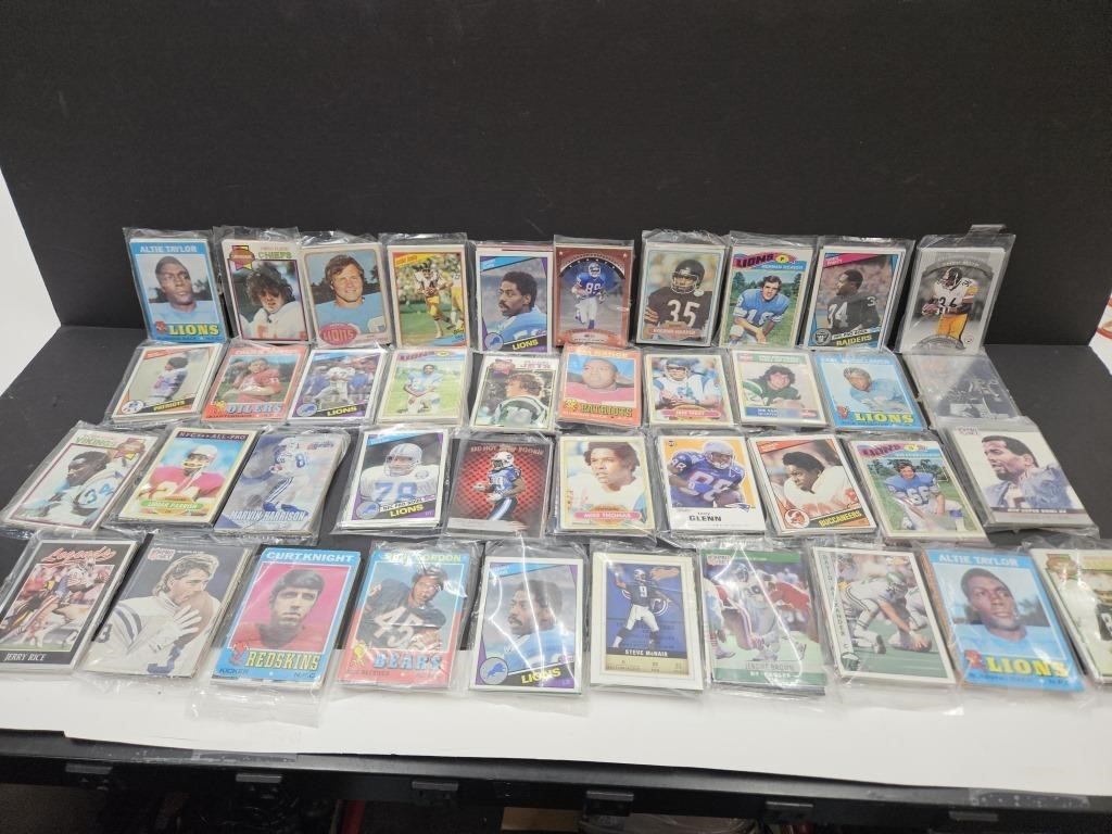 NFL  Sports Cards  1970'S - 2000's Approx 400