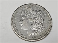 1884 S  Silver Morgan Dollar  Coin