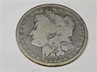1893  Silver Morgan Dollar  Coin