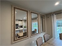 3PC LARGE WALL MIRRORS