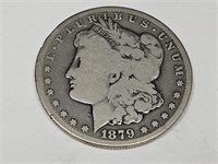 1879 Carson City  Silver Morgan Dollar  Coin
