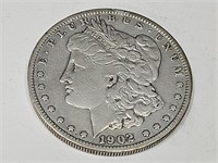 1902 S   Silver Morgan Dollar  Coin