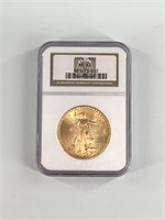 1924 Saint-Gaudens Gold double eagle graded MS 63