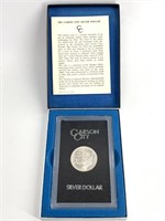 Carson City 1882 Morgan silver dollar in GSA Hoard