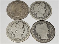 1903 Silver Barber Quarters
