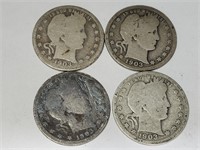 1903 Silver Barber Quarters