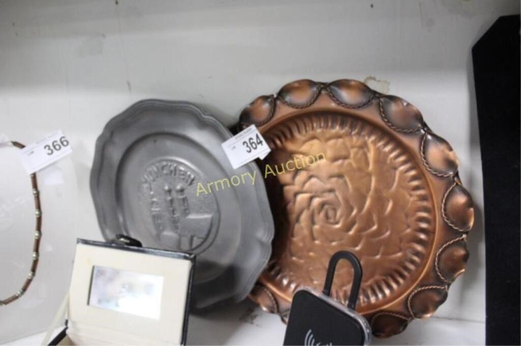 PEWTER PLATE - COPPERTONE PLATE